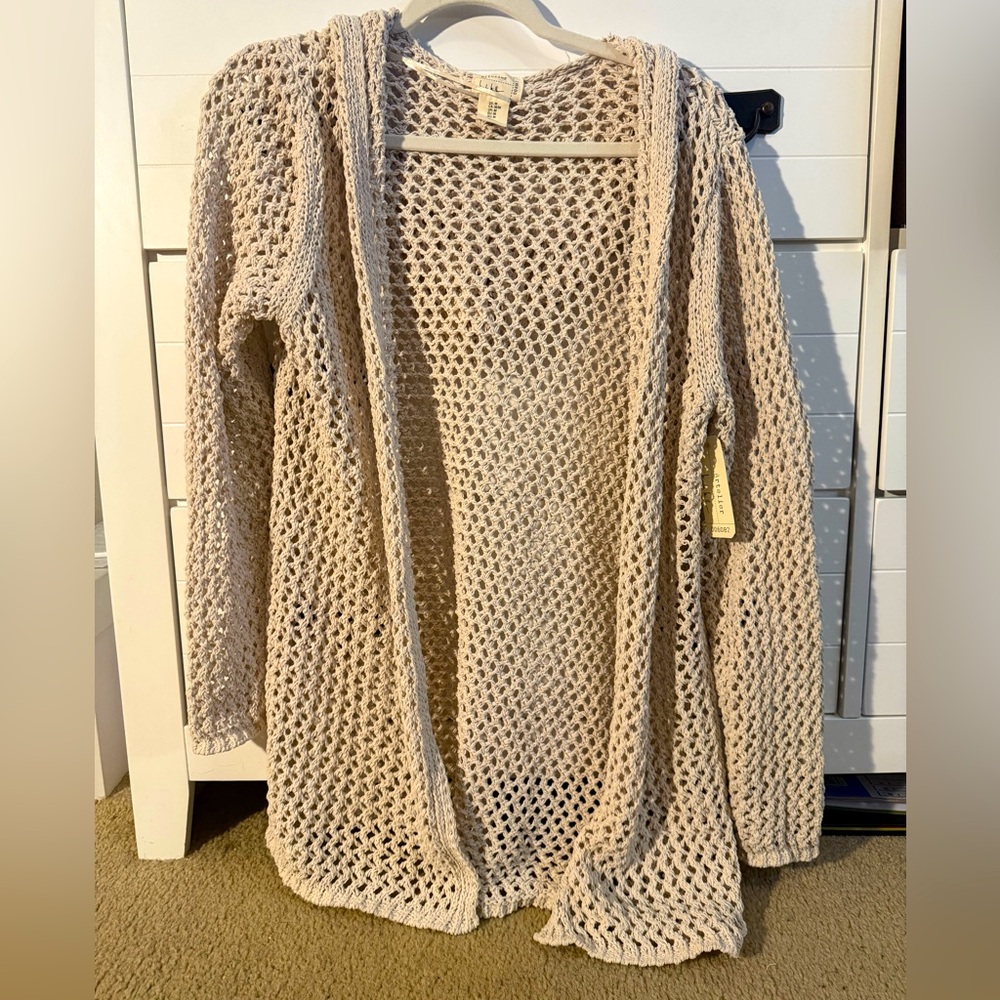 Nicole Miller Crocheted Cardigan